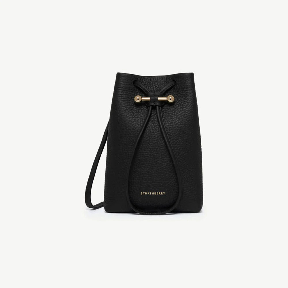 Strathberry - Osette Midi Pouch - Black | Strathberry