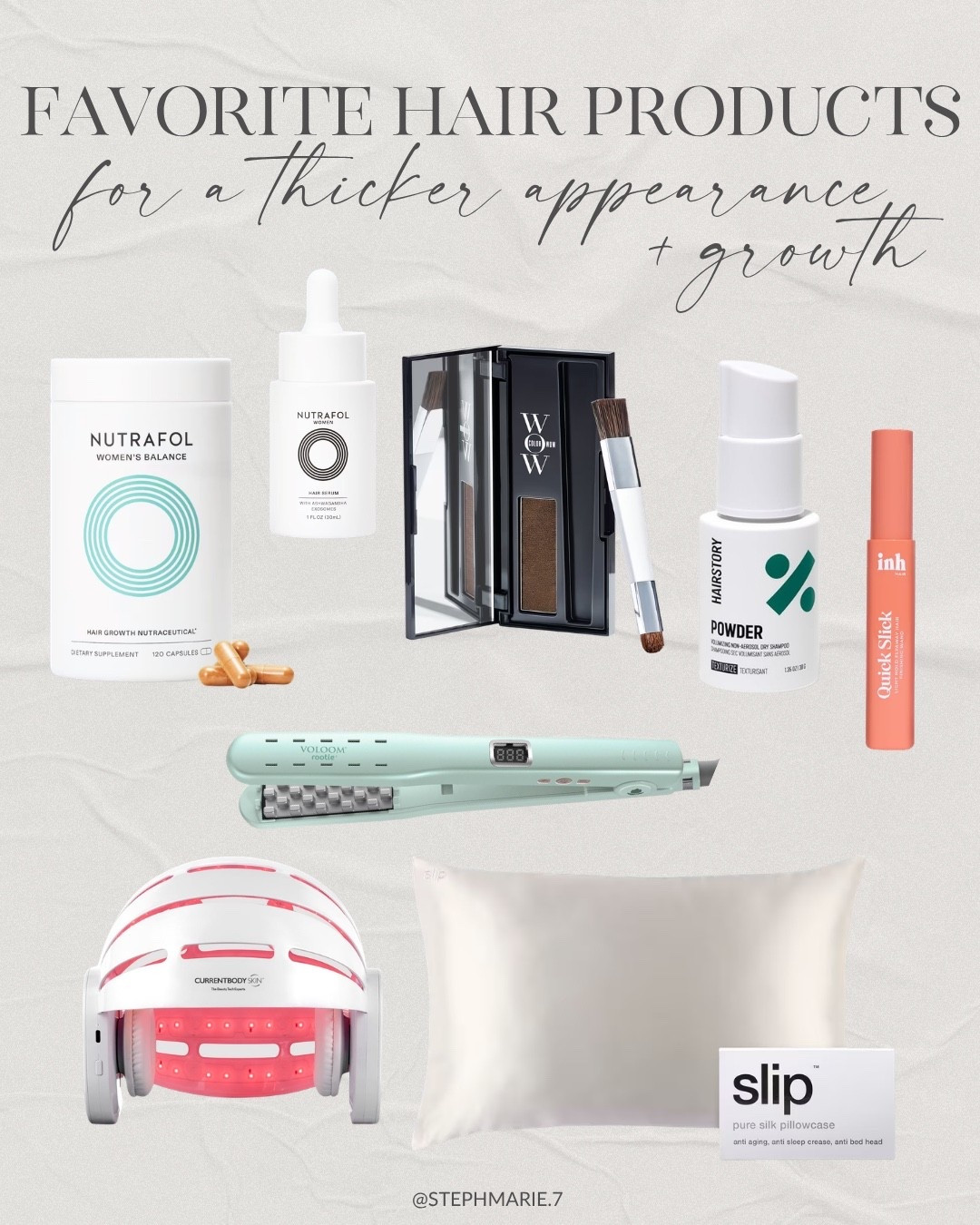 My favorite hair products for thicker appearance and growth!

#LTKSeasonal #LTKOver40 #LTKBeauty