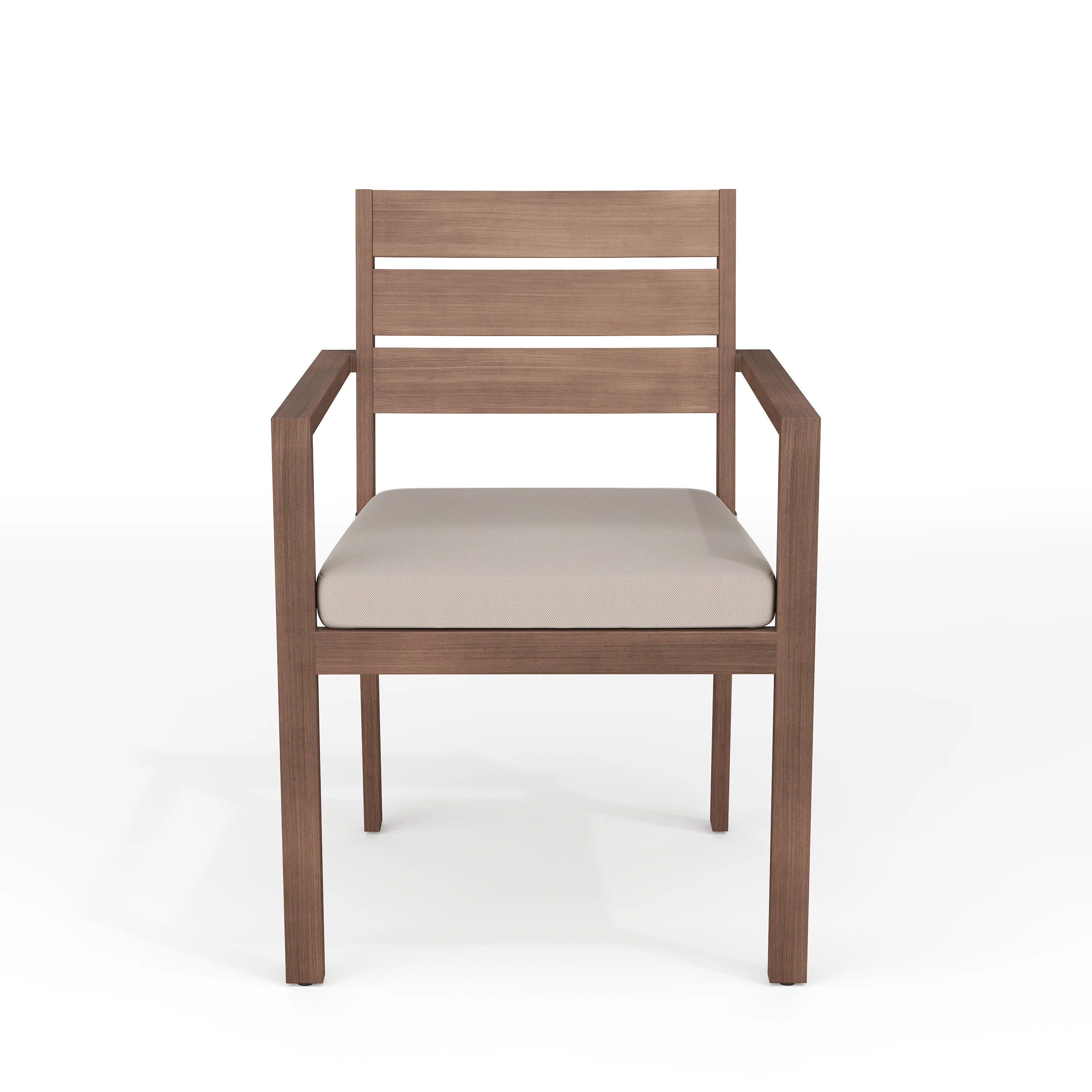 Martha Stewart Bedford All-Weather Stacking Patio Dining Armchair With Seat Cushion | Wayfair North America