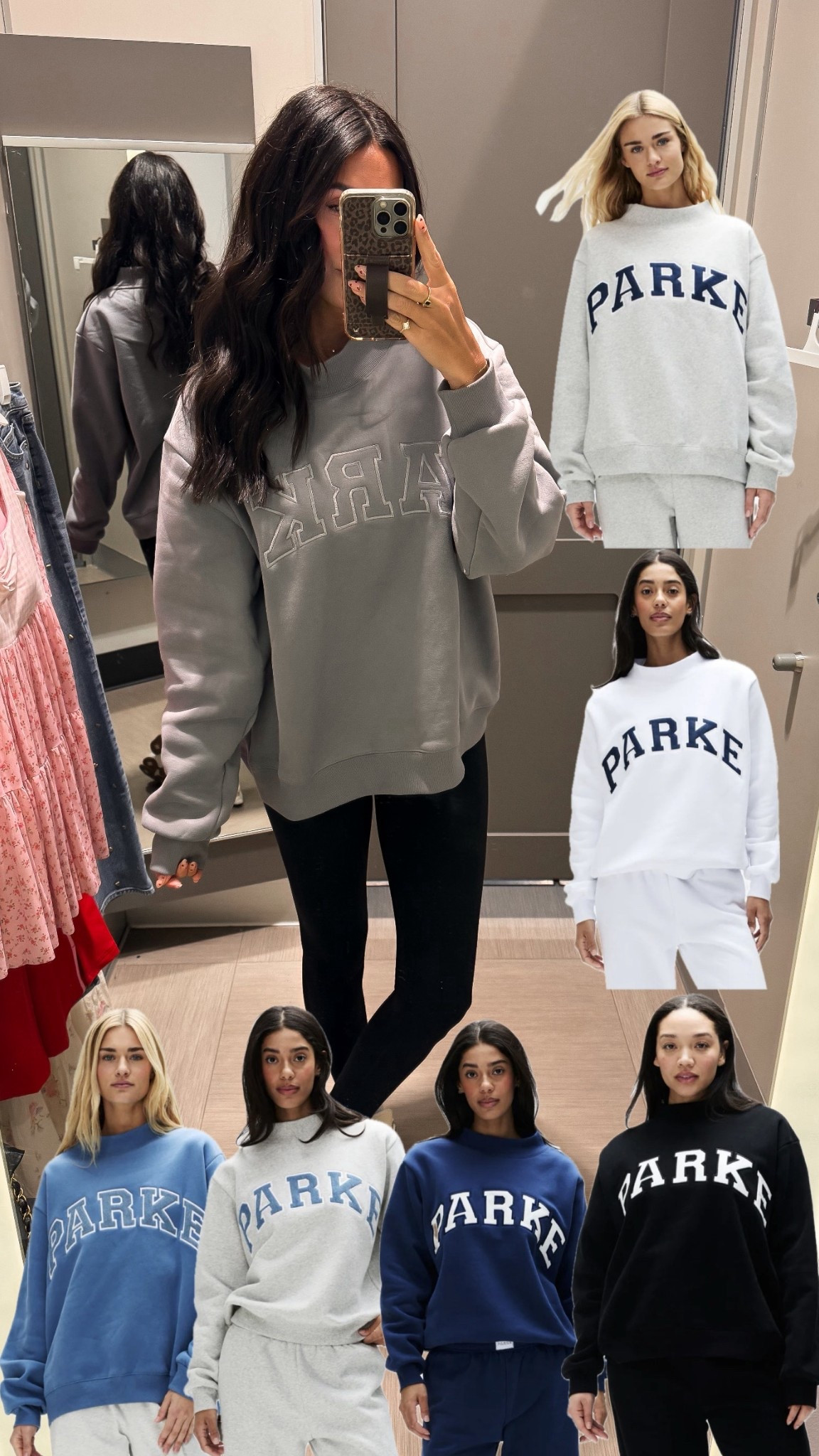 Parke sweatshirts still in stock. I wear the L/XL and Bryn wears the S/M 

#LTKootd #LTKOver40 #LTKTall