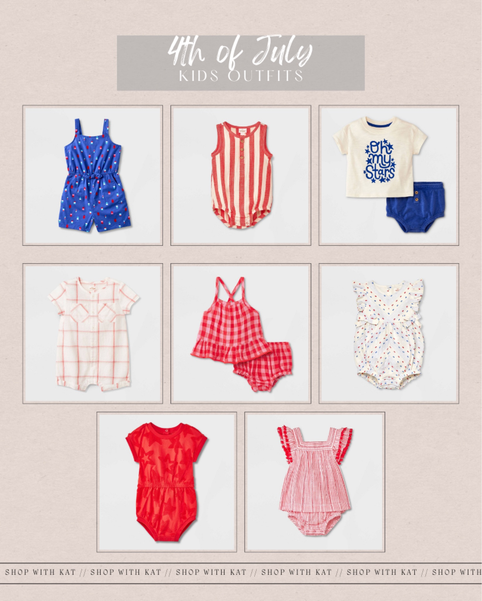 the CUTEST Fourth of July outfits #fourthofjuly #4thofjuly #independenceday #inspo #outfitinspo #baby #toddler #toddlergirl #toddlerboy #babygirl #babyboy #redwhiteandblue

#LTKkids #LTKSeasonal #LTKFind