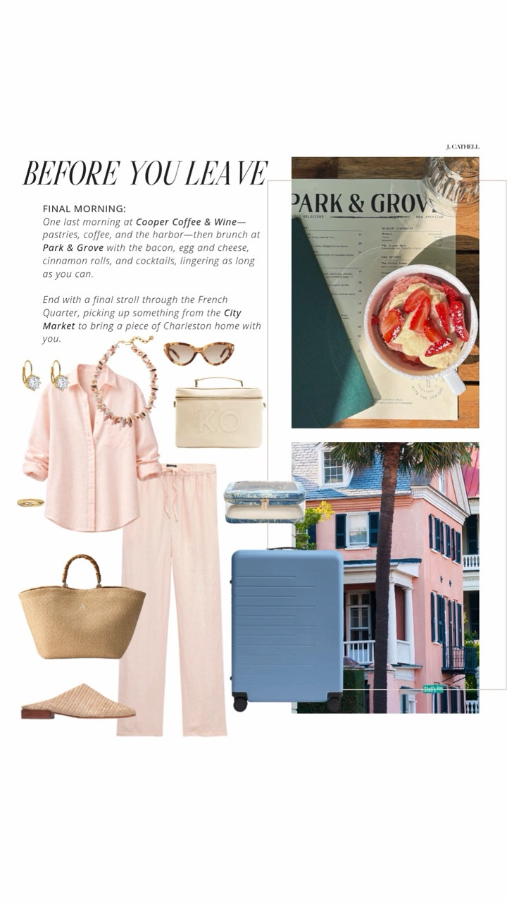 The ultimate Charleston girls trip 🤍🌸

Three nights at The Cooper, waterfront views, sunset yacht charters, the best restaurants in the city, and shopping you’ll be thinking about long after you leave. This is Charleston done the right way—elevated, intentional, and so much fun.

Sharing the looks I’d pack for it all—from daytime exploring to dressed-up dinners and everything in between. Save this for your next trip and tap to shop. ✨#CharlestonSC #GirlsTrip #LuxuryTravel #SouthernStyle #VacationStyle #

#LTKootd #LTKTravel #LTKOver40