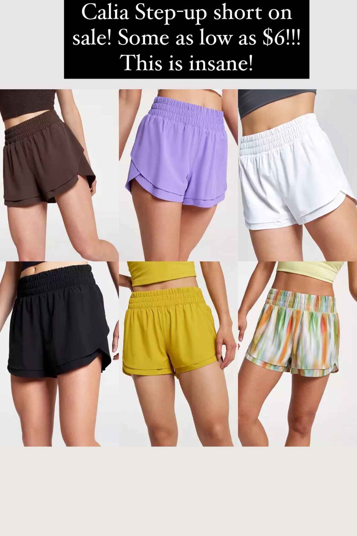 Calia step up shorts on sale at dicks! Such a good price! These shorts are so comfortable and have an amazing fit!! High waisted and perfect for working out! 

#LTKFindsUnder50 #LTKActive #LTKFitness