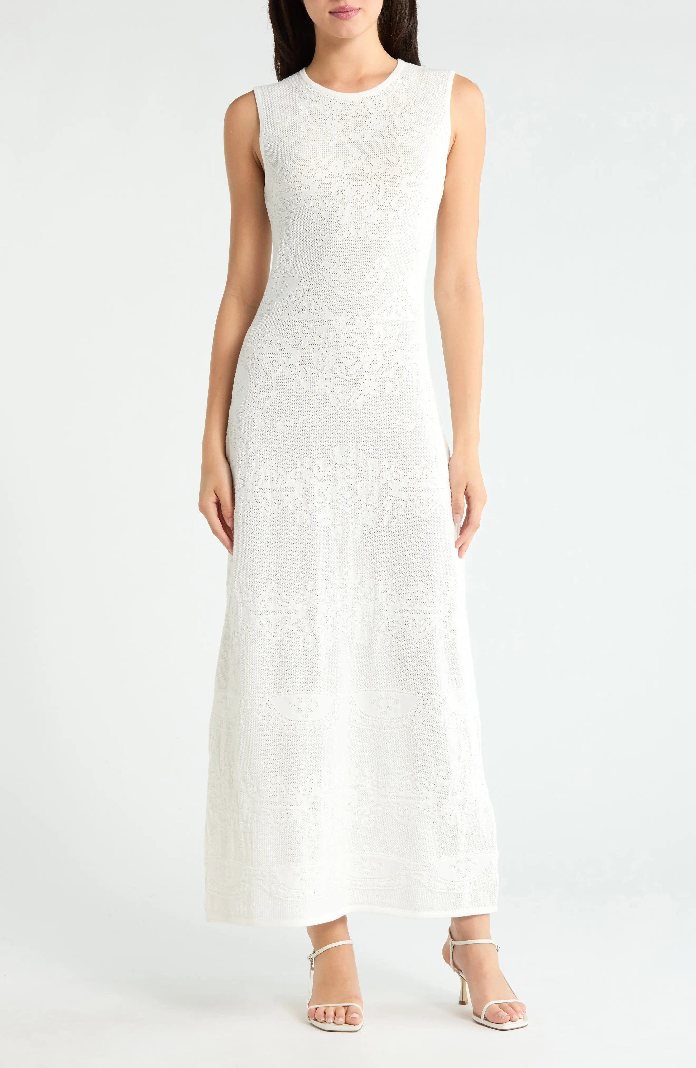 Ashley Paisley Jacquard Cotton Blend Dress (Women) | Nordstrom | Nordstrom