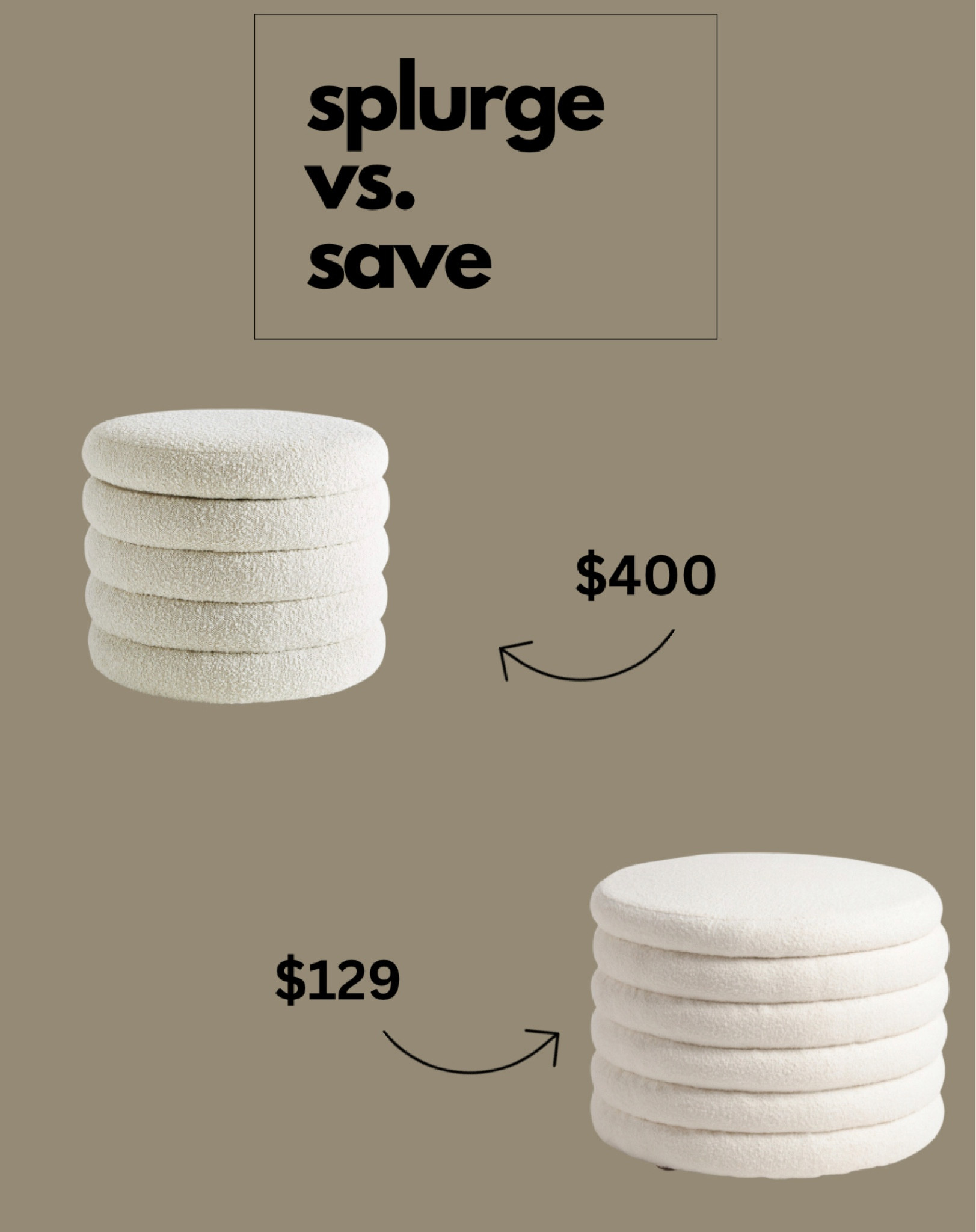 Dupe for the crate and barrel Boucle storage ottoman! Marshall’s affordable home find. Perfect for a nursery or kids room. 

#LTKFind #LTKhome #LTKbaby