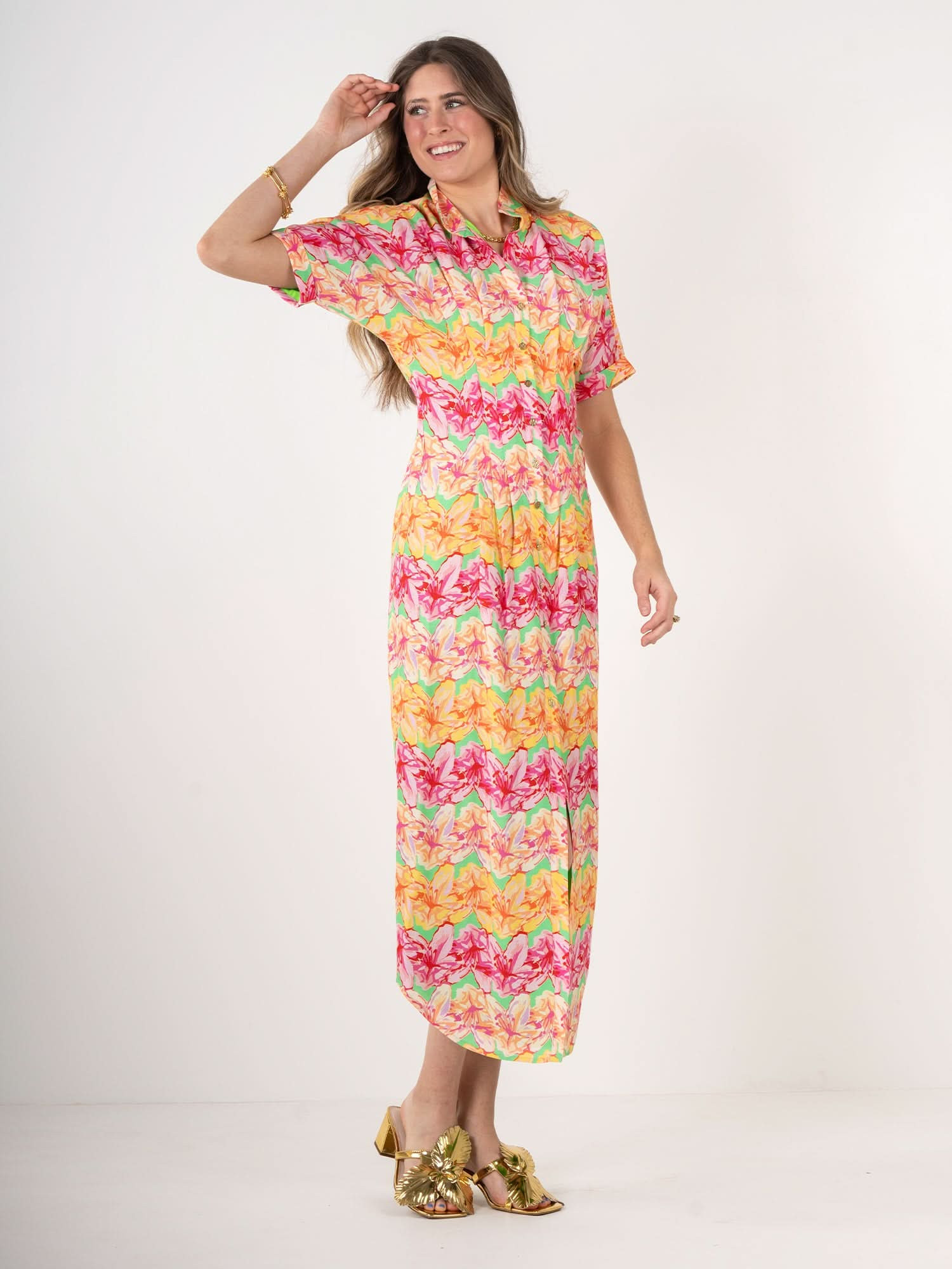 Georgia Dress in Azalea | Emily McCarthy