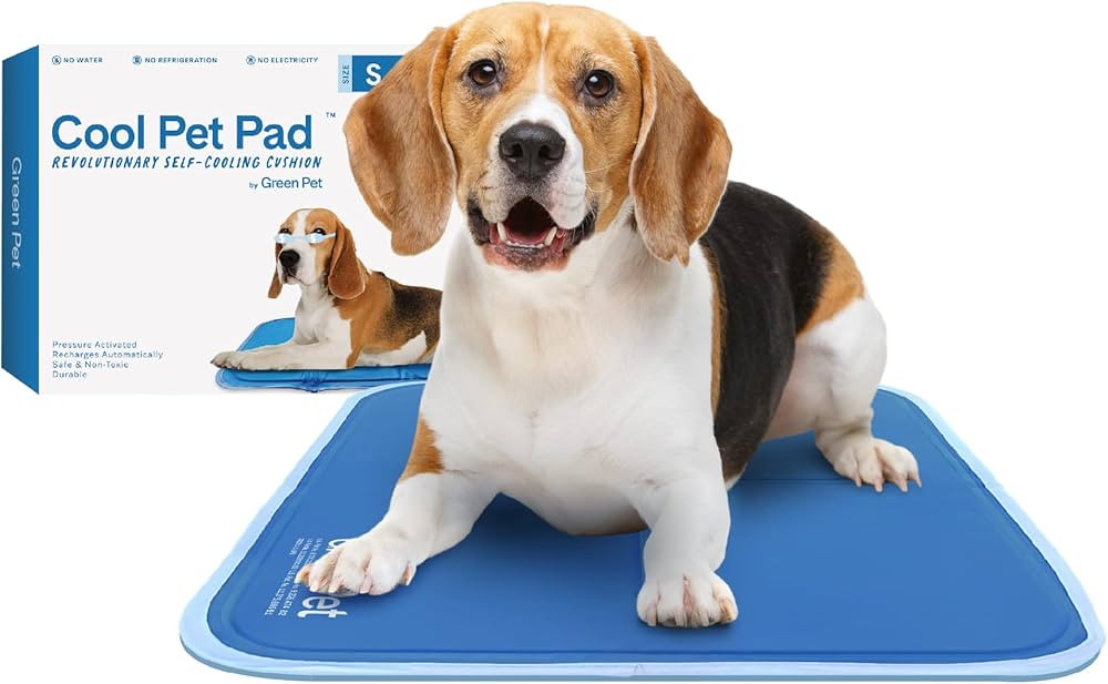 The Green Pet Shop Dog Cooling Mat, Small - Pressure Activated Pet Cooling Mat for Dogs and Cats,... | Amazon (US)