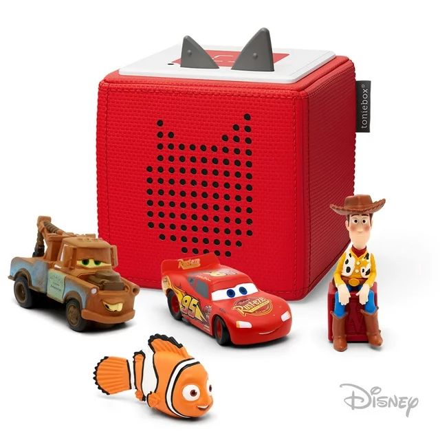 Tonies Disney Pixar Toniebox Audio Player Bundle with Woody, Lightning McQueen, Nemo, and Mater, ... | Walmart (US)