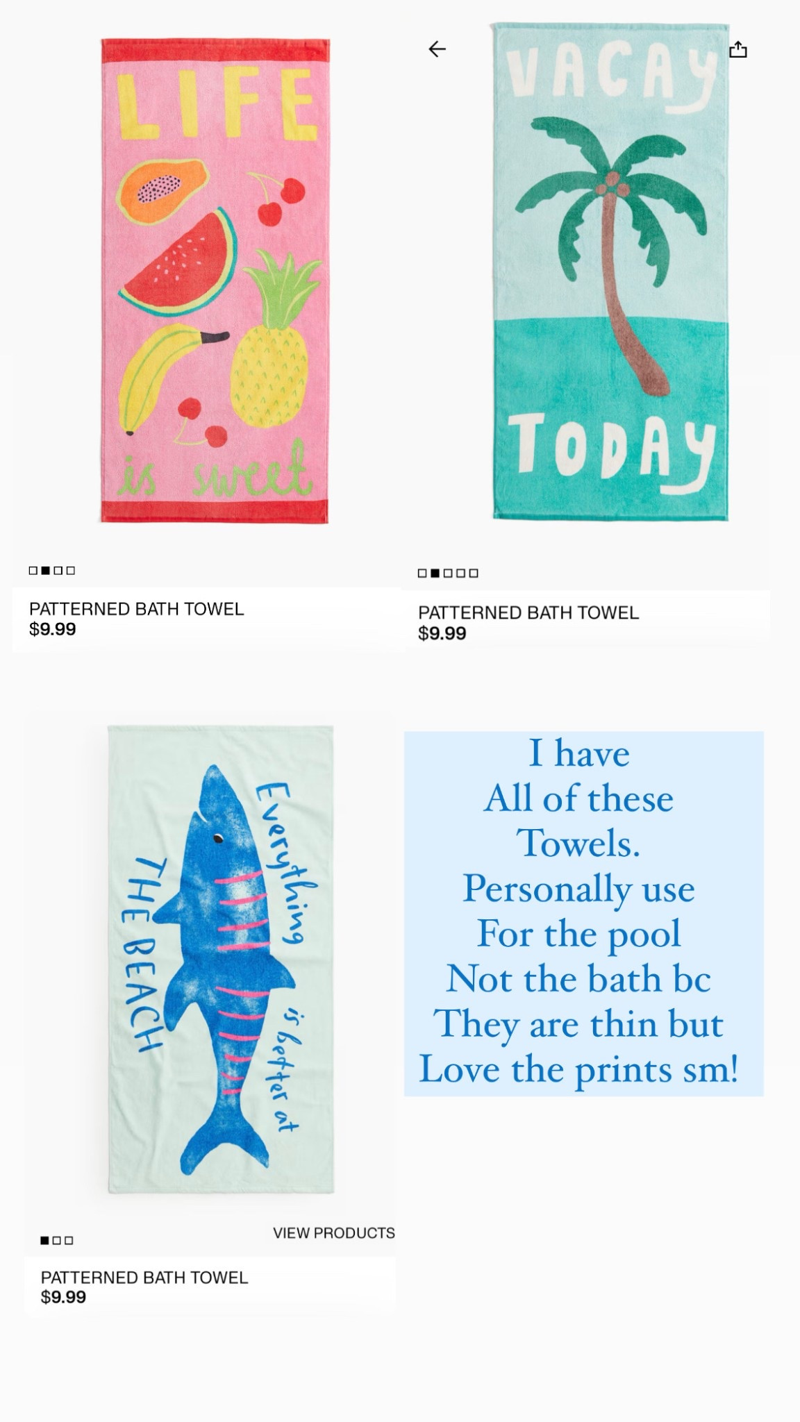 My fave towels for the pool — daily edit cover from Found by Em