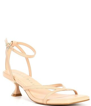 Gianni Bini Andi Leather Strappy Kitten Heel Sandals | Dillard's | Dillard's
