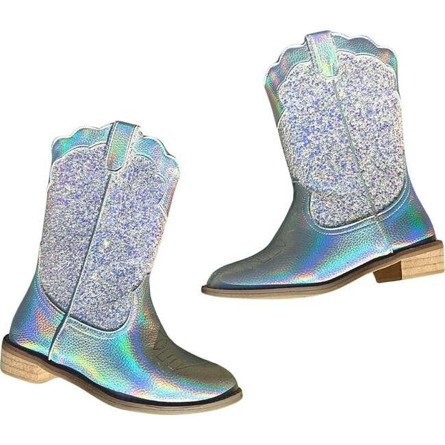 Wild + Rae | Cowgirl Disco Dreams Boots, Multi (Multicolor, Size Kid US 12 / EU 29) | Maisonette | Maisonette