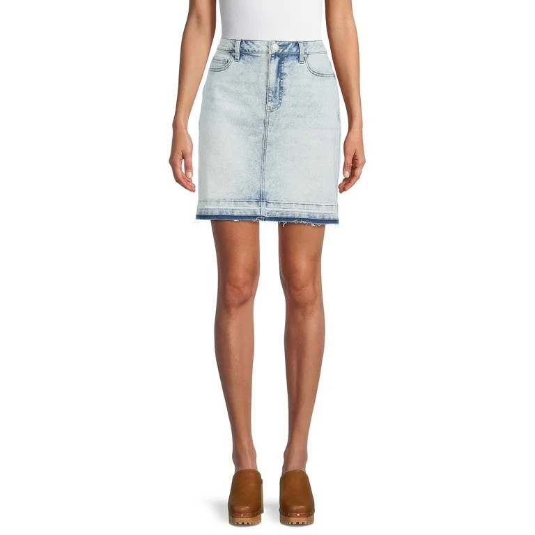 Time and Tru Women's Denim Skirt - Walmart.com | Walmart (US)