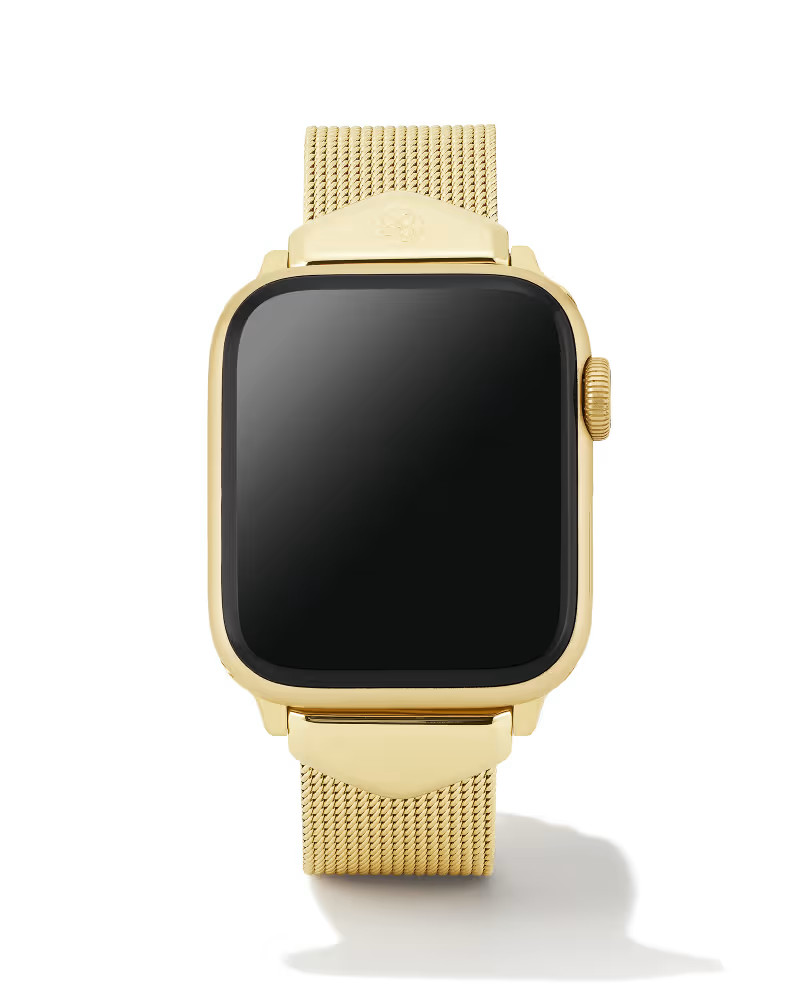 Mia Mesh Watch Band in Gold Tone Stainless Steel | Kendra Scott