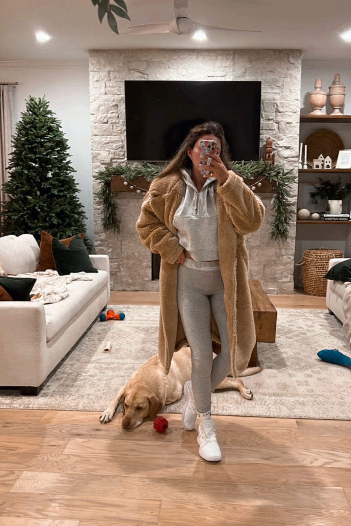 Winter travel outfit 
Jacket: xs super oversized!
Cropped hoodie: m/L
Leggings: medium
Shoes: true to size! 

#LTKstyletip #LTKSeasonal #LTKtravel