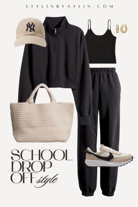 Outfits of the week- School drop off style, causal style, matching set, tote bag, accessories, StylinByAylin 

#LTKstyletip #LTKfindsunder100
