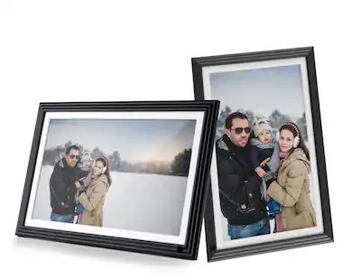 Aluratek - 10" IPS LCD Wi-Fi Touchscreen Digital Photo Frame - Black | Best Buy U.S.