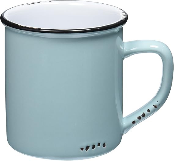 Abbott Collection Enamel Look Stoneware Mug, Green | Amazon (CA)