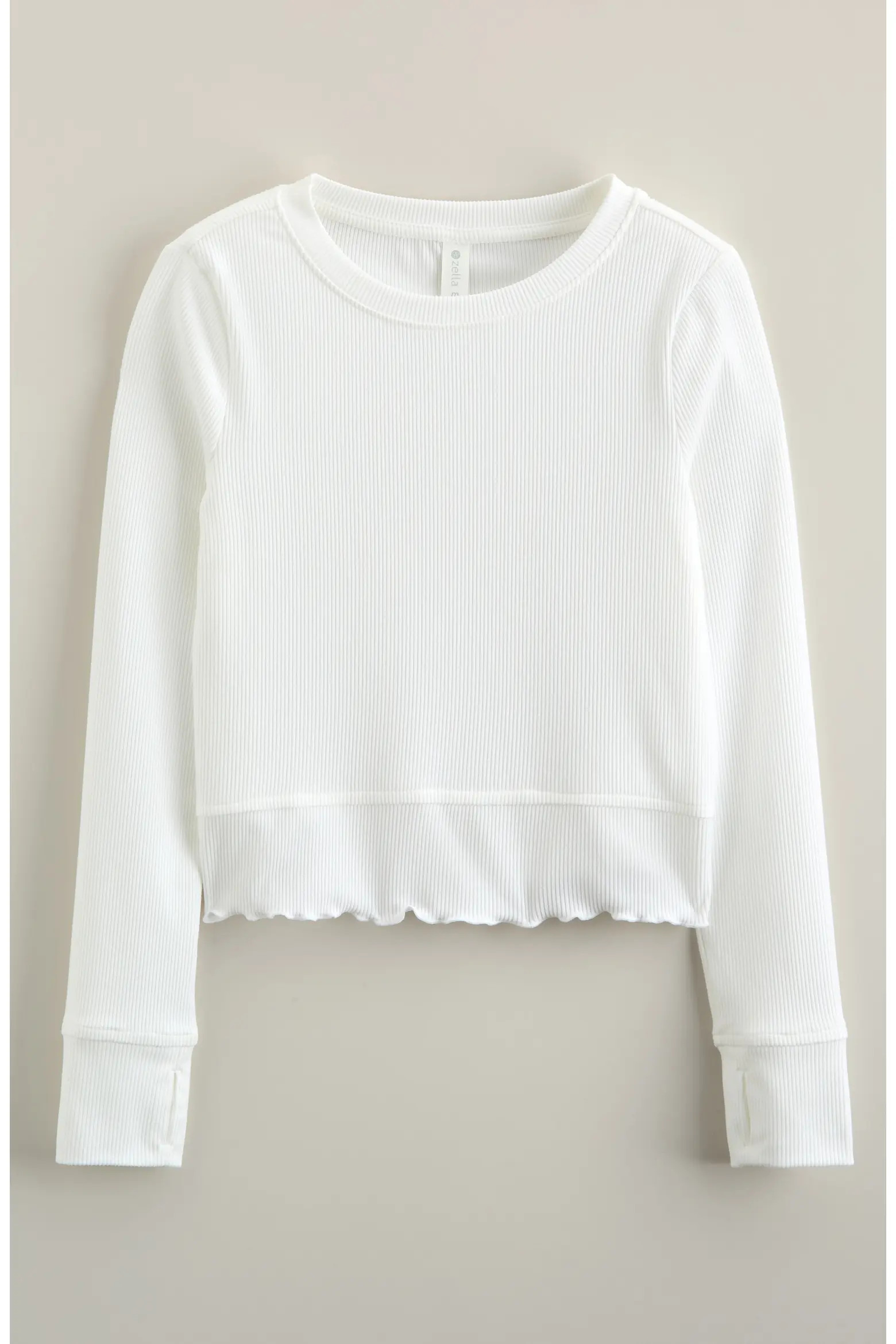 Kids' Grace Long Sleeve Rib T-Shirt (Women) | Nordstrom | Nordstrom