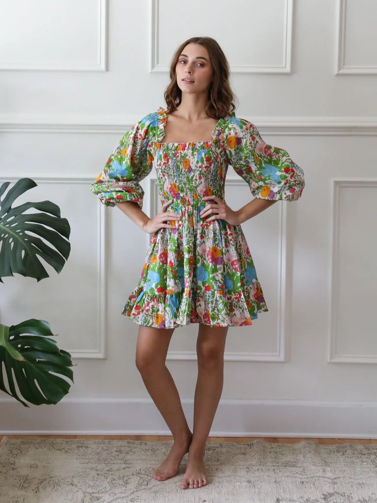 Shop Mille - Calista Dress in Summer Garden | Mille