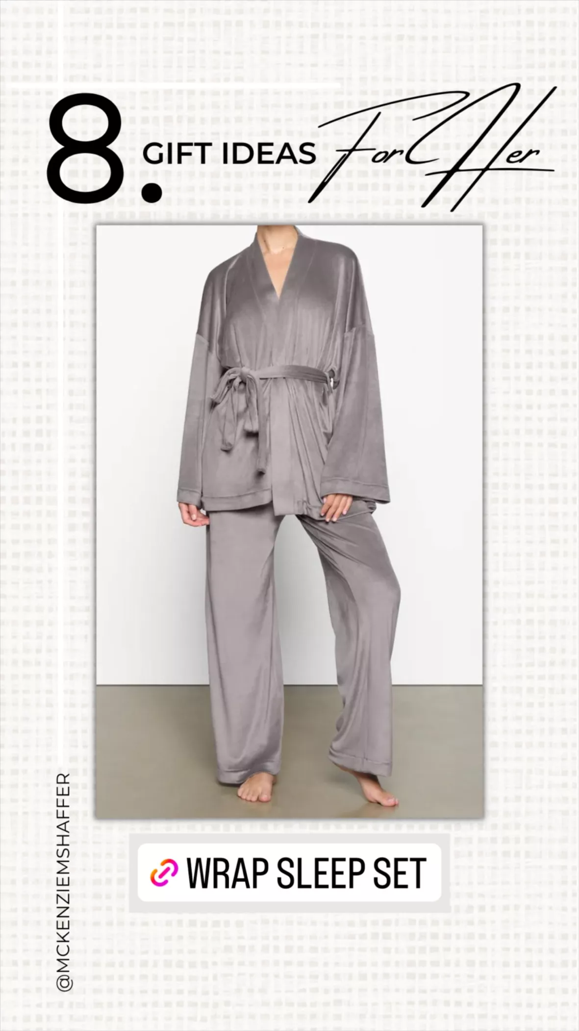 SKIMS Velour Wrap Robe curated on LTK