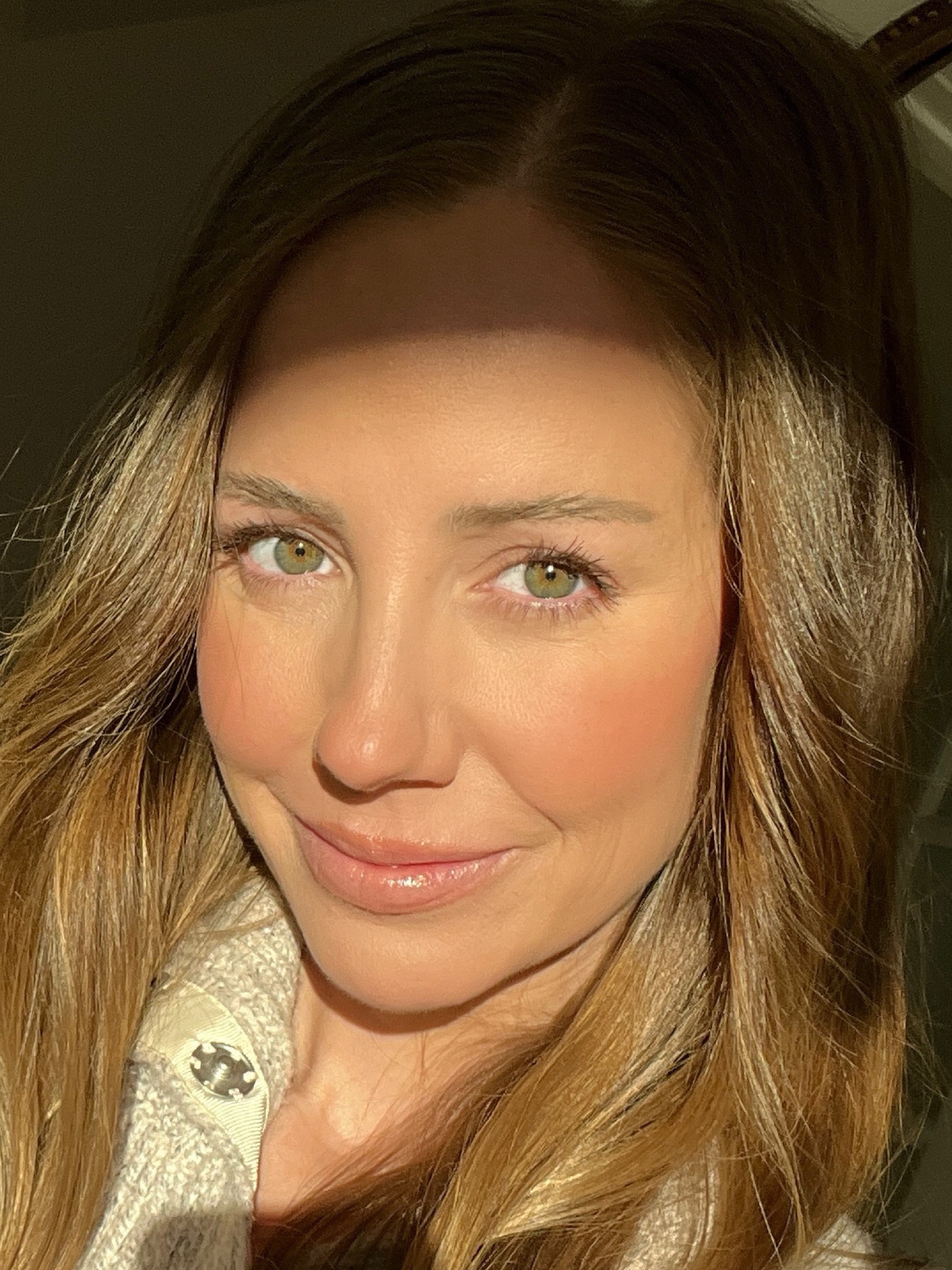 Full coverage no makeup makeup!! 

First i apply tinted sunscreen with my fingers 

 then my liquid foundation + damp beauty blender all over

for any areas i need extra coverage, usually for melasma or just discoloration, i use the stick and blend with my blender 

if you have mature skin ONLY powder your cheeks, chin, jawline, leave your forehead, eyes, alone so they don’t crease!

looks as close to real skin as i can get

my colors (i’m an autumn, more on the warm side) :

sunscreen : buff
Nars foundation : patagonia 
Huda stick : latte or sometimes macaroon (i like to mix as well)
Pressed powder (lasts for YEARS for me) C4

#LTKstyletip #LTKbeauty #LTKover40