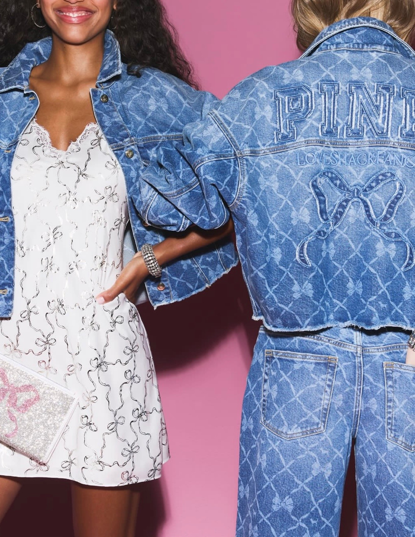 Coquette Bow Outfit – Bow Denim + Slip Dress

The cutest bow-inspired outfit from the LoveShackFancy x VS Pink collection. Featuring the embroidered bow denim jacket, matching bow-print jeans, and the white slip dress covered in delicate bow details. A dreamy coquette, soft girl aesthetic look with feminine touches, sparkly accessories, and pastel denim. Perfect for girly fashion lovers, trending 2025 outfits, and the viral LSF x PINK collab styles.

LoveShackFancy x PINK denim, VS Pink bow denim jacket, bow print jeans, coquette denim outfit, embroidered bow jacket, bow slip dress, white bow dress, girly denim outfit, soft girl aesthetic, trendy 2025 fashion, LoveShackFancy collab, PINK logo jacket, pastel denim aesthetic, bow print fashion, cottagecore denim, VS Pink x LoveShackFancy, pink bow purse, sparkly bow clutch, cute casual outfit, feminine denim look, bow pattern outfit, dress and denim combo, LSF x PINK collaboration, viral denim set, trendy bow details

#LTKHoliday #LTKFindsUnder100