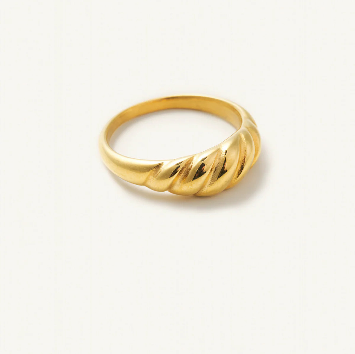 Gold Croissant Ring | Nikki Smith Designs