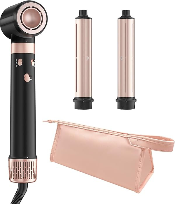 Dual Voltage 3 in 1 Hot Hair Styler – High-Speed Hair Dryer with Air Styler with Long Barrel Ai... | Amazon (US)