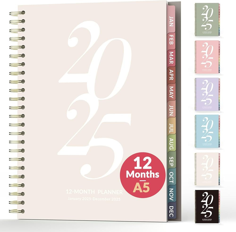 Forvencer 2025 Planner Weekly and Monthly, Jan - Dec 2025, Aesthetic Agenda Book Planner for Wome... | Amazon (US)