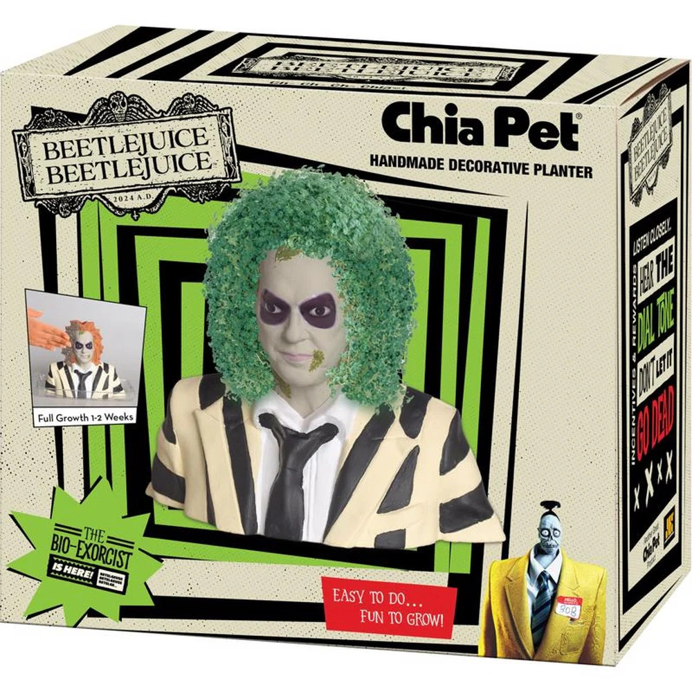 Chia Pet Beetlejuice Decorative Planter Clay (\d+\s) Pack| JE00996-16 | Lowe's
