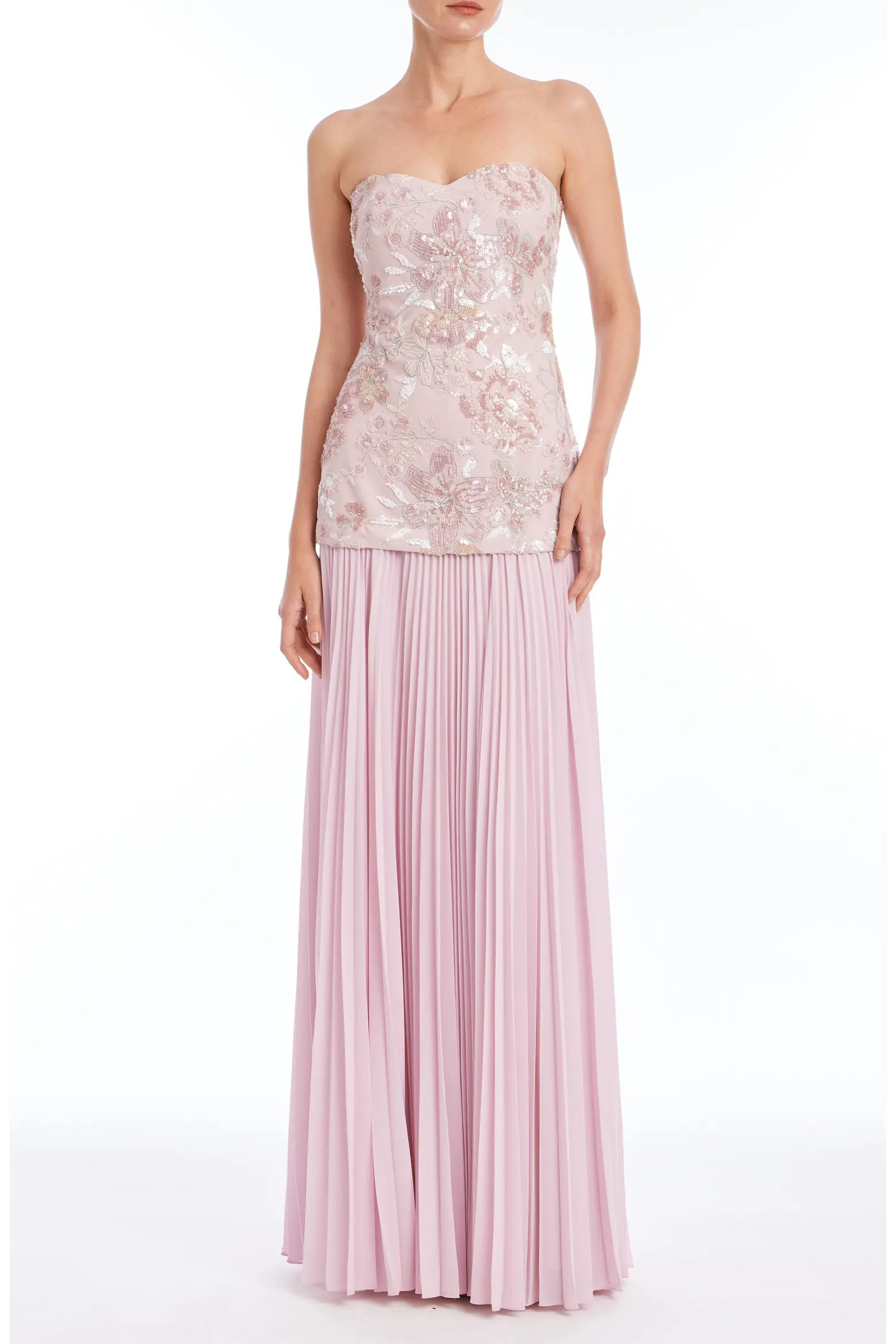 Embellished Drop Waist Evening Gown (Women) | Nordstrom | Nordstrom