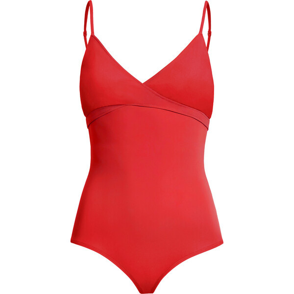 Women's Nora Breastfeeding One Piece, Red | Maisonette