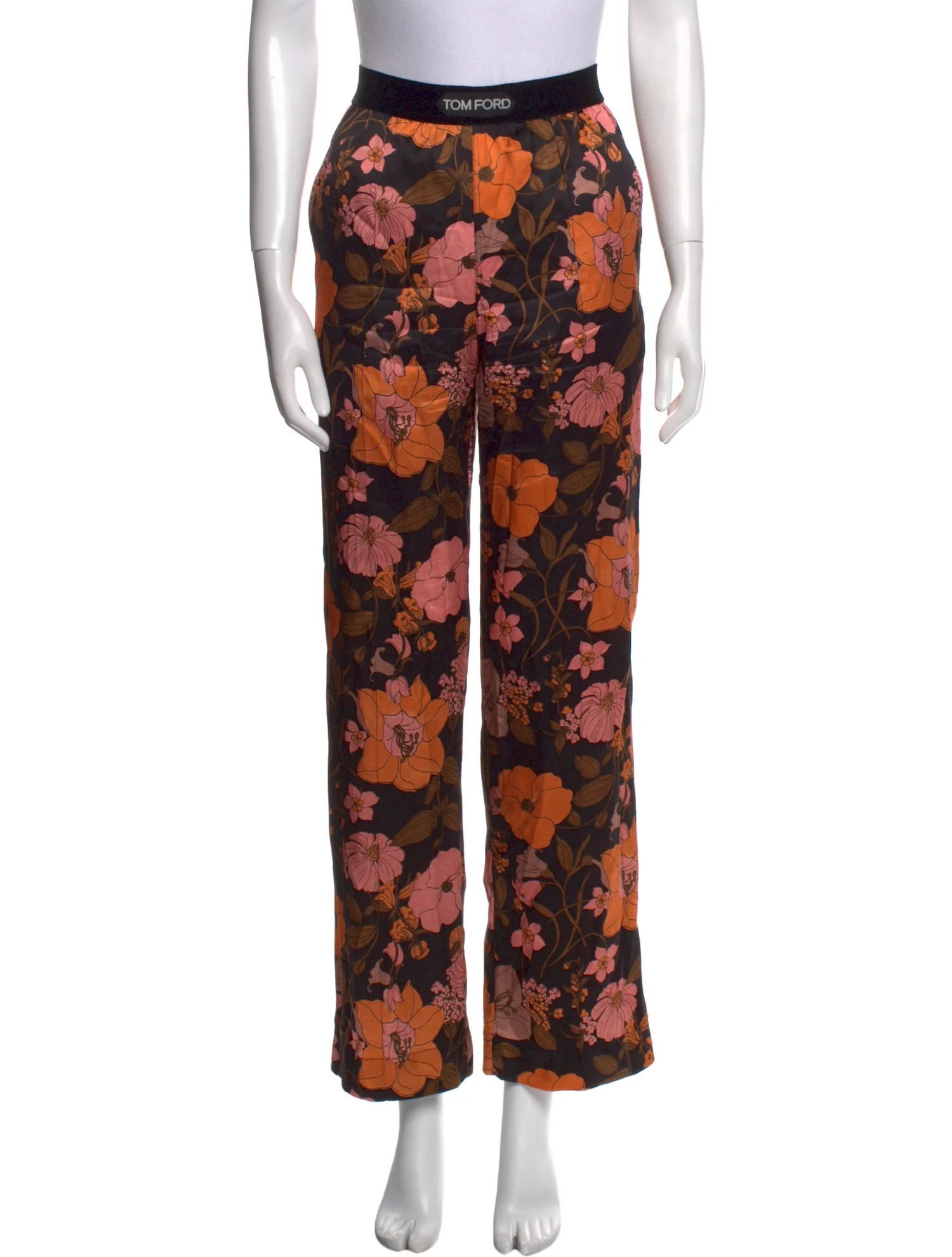 Printed Straight Leg Pants | The RealReal