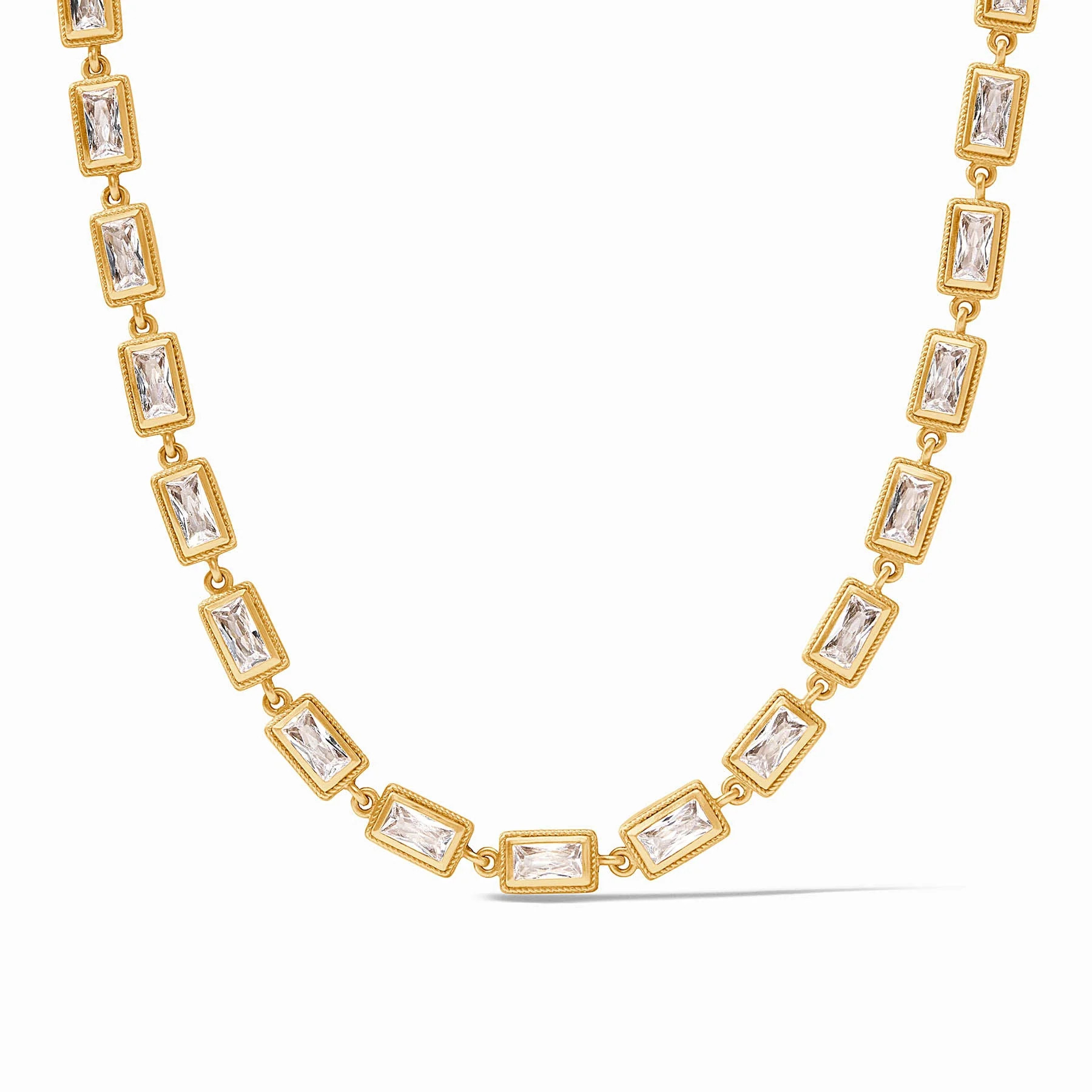 Baguette Tennis Necklace | Julie Vos