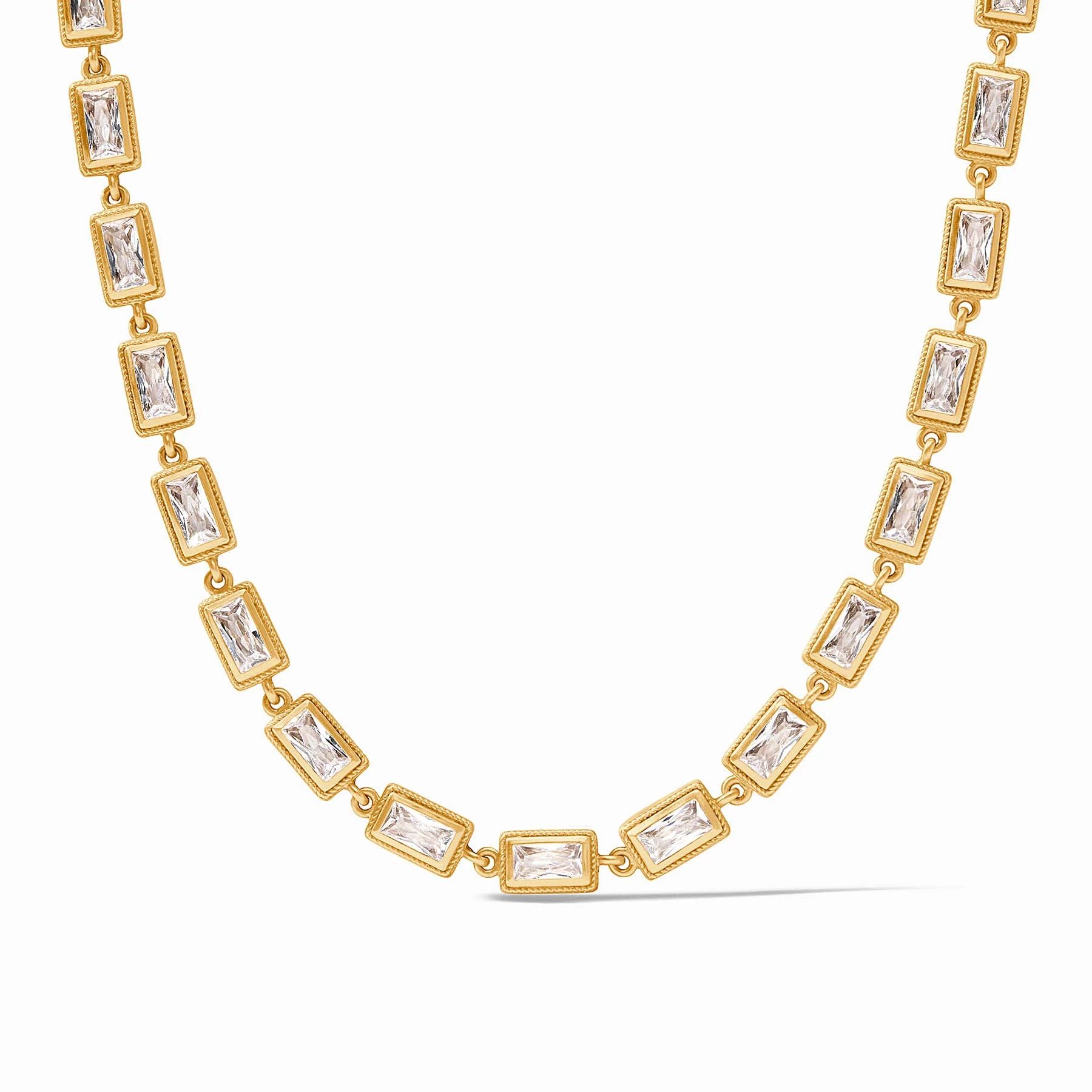 Baguette Tennis Necklace | Julie Vos