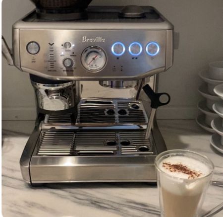 A Breville Expresso maker. I love this!! We use it every day!! I have become my own barista!!! Saves so much money making a latte a home. Your hubby or wife will love it!!!

#breville #expressomachine
#lattemaker
 

Follow my shop @417bargainfindergirl on the @shop.LTK app to shop this post and get my exclusive app-only content!

#liketkit 
@shop.ltk
https://liketk.it/4oV9G

#LTKGiftGuide #LTKmens #LTKhome