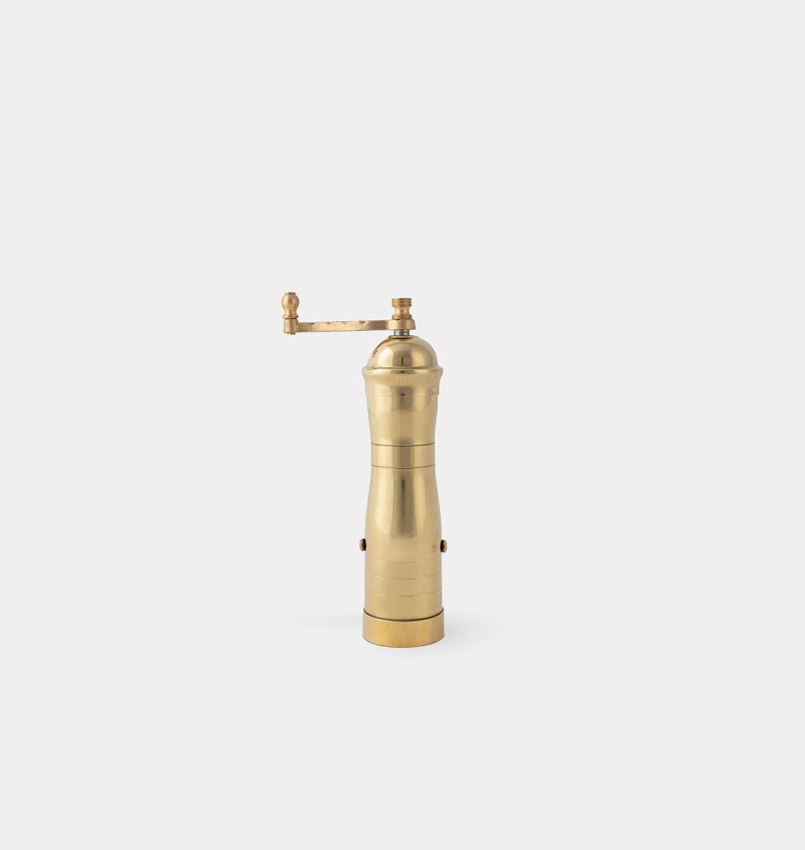 8" Athena Brass Pepper Mill | Amber Interiors