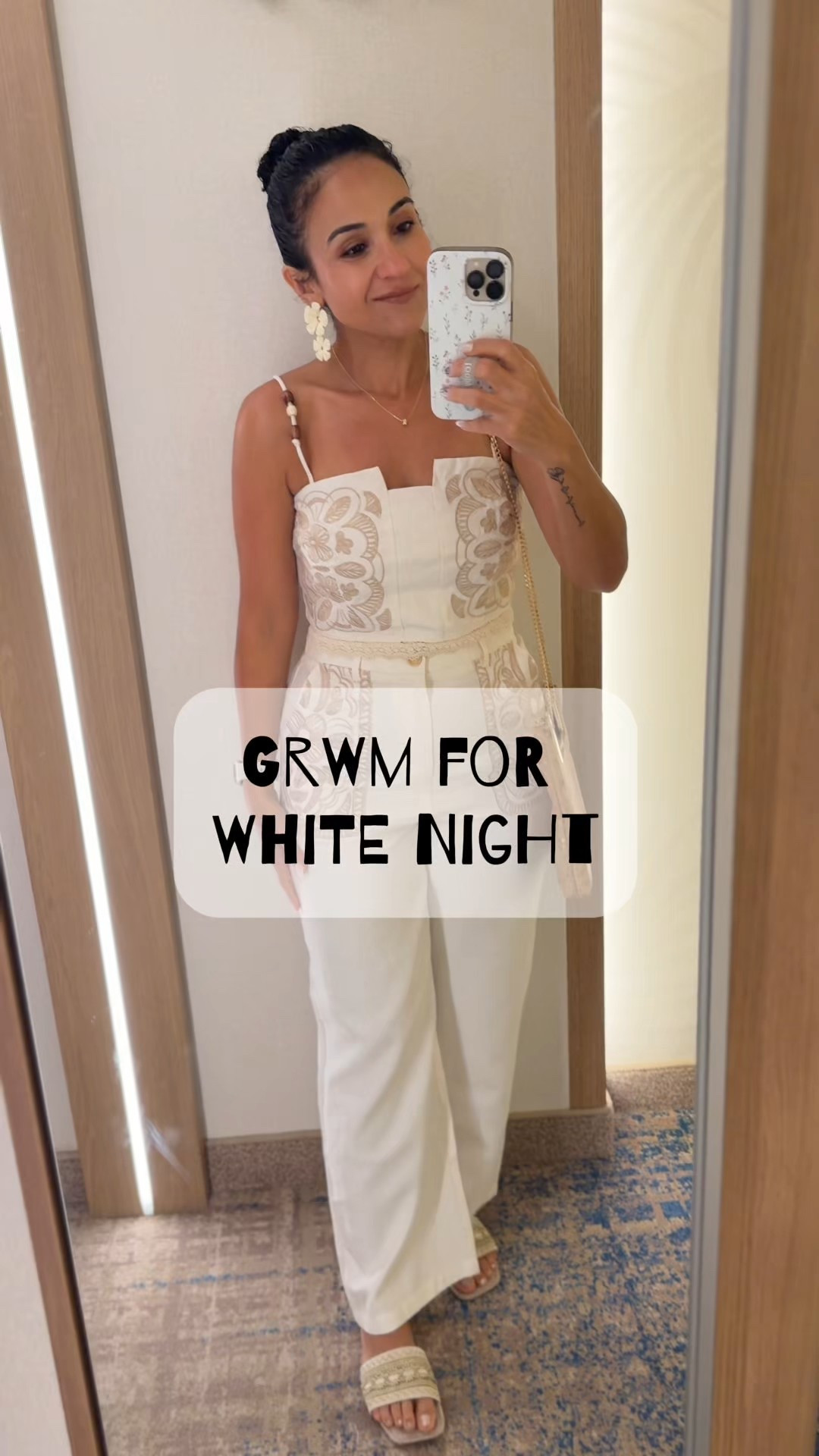 Get ready with me for a white night on the cruise!