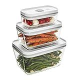 ZWILLING Fresh & Save 3-pc Glass Food Storage, Meal Prep Container, Assorted Sizes | Amazon (US)