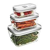 ZWILLING Fresh & Save 3-pc Glass Food Storage, Meal Prep Container, Assorted Sizes | Amazon (US)