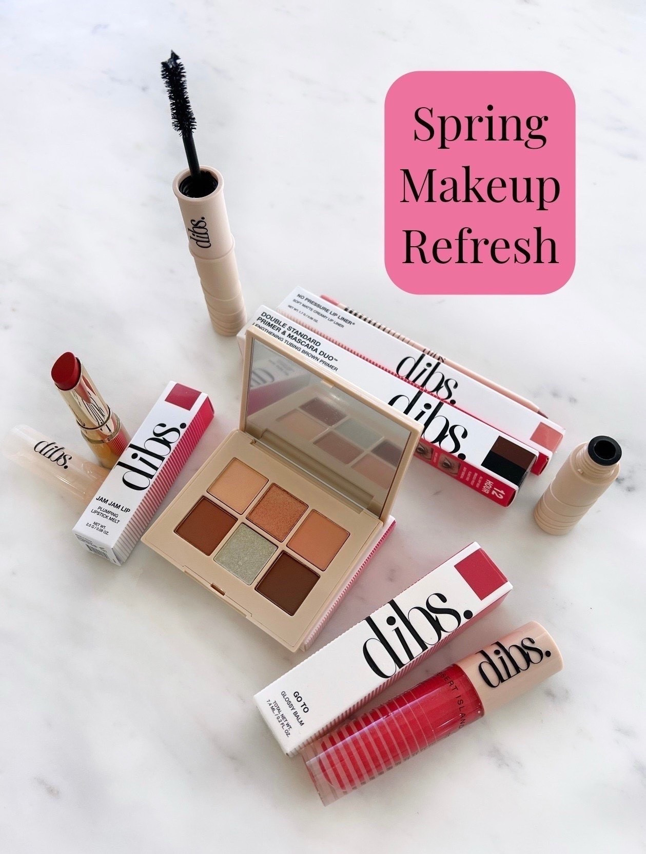 💄DIBS BEAUTY: Refresh your face for spring and summer with DIBS. #dibsbeauty @DIBS Beauty     

🎨I’m sharing beautiful eyeshadow palettes, mascara, lipstick, glossy lip balm and lip liner.

💋You’re sure to find all the colors that you love. I sure did!

Eyeshadow - The Palm Pallette
Mascara - Double Standard Primer & Mascara Duo
Glossy Balm - Strawberry Summer
Jam Jam Lip - Raspberry Marmalade 
No Pressure Lip Liner - Girl Talk

#dibs

#LTKBeauty #LTKSeasonal #LTKWorkwear