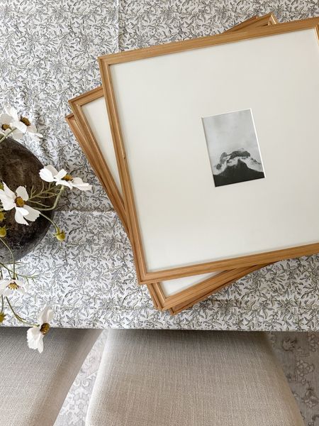 Wood frames from Target, target decor, spring tablecloth, floral tablecloth, faux florals and vase

#LTKhome #LTKfindsunder50 #LTKSeasonal