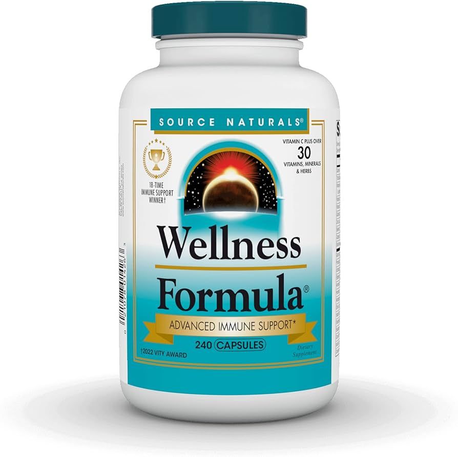 Source Naturals Wellness Formula Bio-Aligned Vitamins & Herbal Defense For Immune System Support ... | Amazon (US)