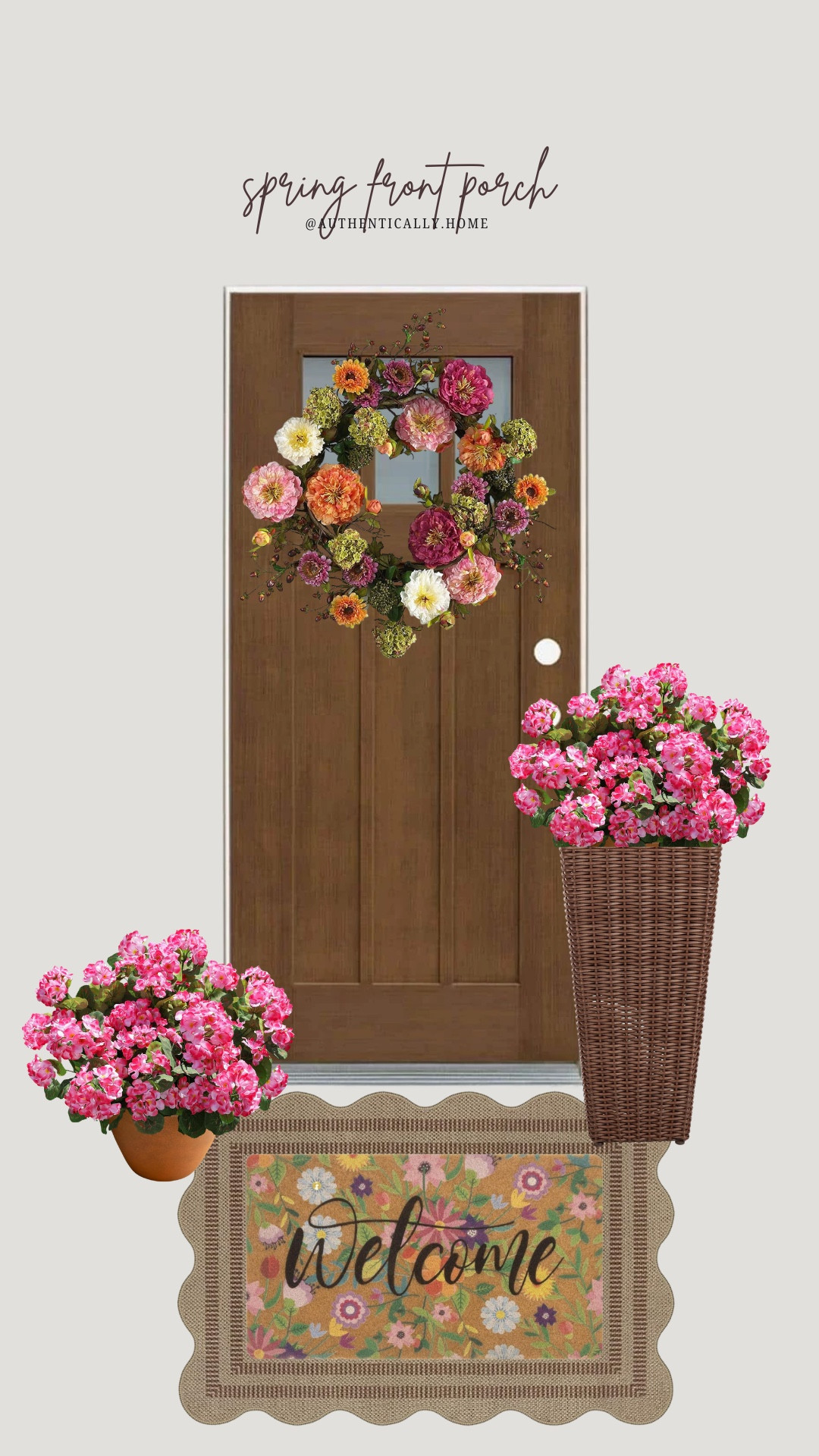 Spring front door refresh! The cutest bright and colorful set up! 

#LTKSeasonal #LTKHome