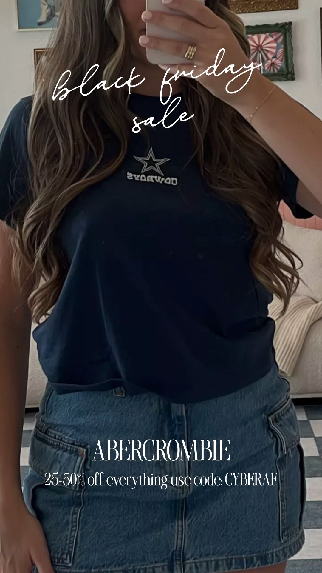 The cutest football gear from Abercrombie! On sale for Black Friday! 25-50% off & use code CYBERAF

#LTKSaleAlert #LTKCyberWeek