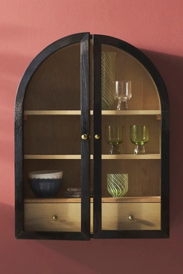 Fern Wood Arch Wall Cabinet | Anthropologie (US)