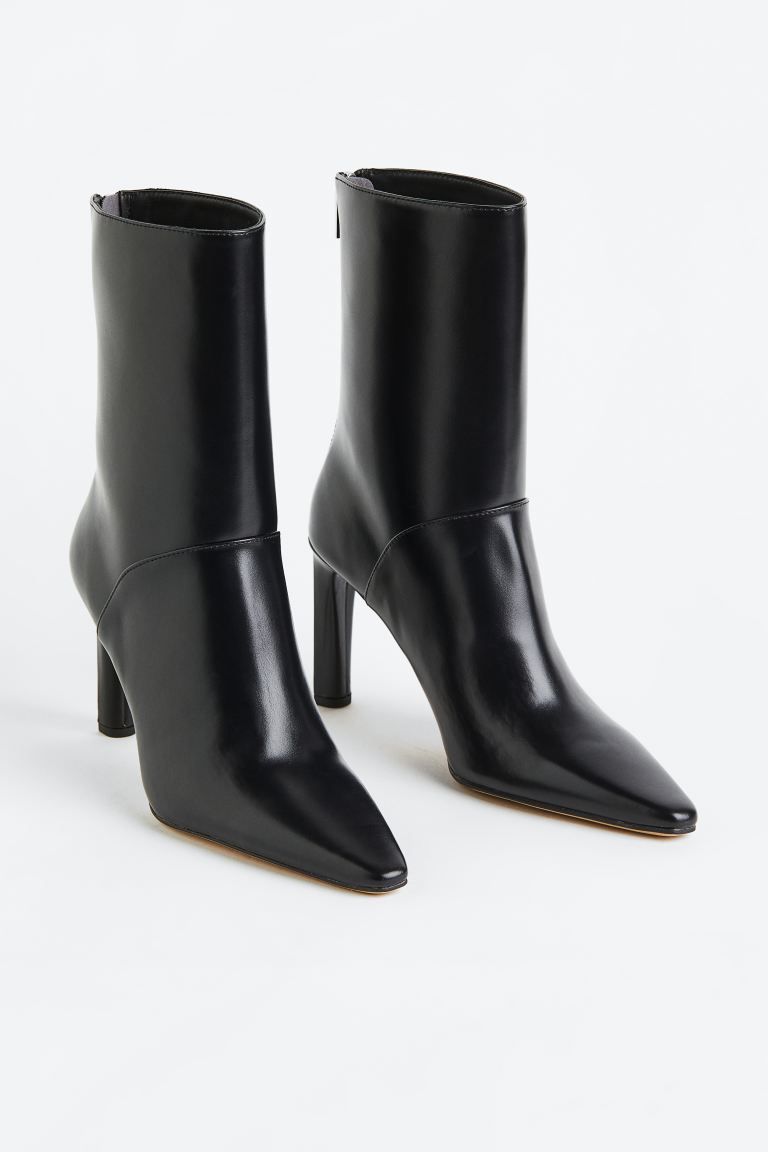 Heeled Boots - Black - Ladies | H&M US | H&M (US + CA)