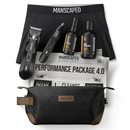 MANSCAPED® Performance Package 4.0 includes The Lawn Mower® 4.0 Weed Whacker® 2.0 Crop Preserver® Crop Reviver® Boxers 1.0 The Shed Magic Mat® - Large | Walmart (US)