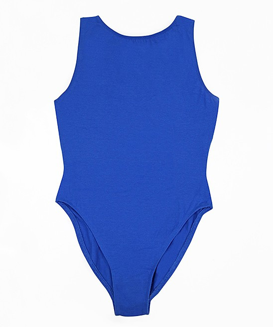 Basic Moves Women's Bodysuits Blue - Royal Blue One-Piece Leotard - Women & Juniors | Zulily