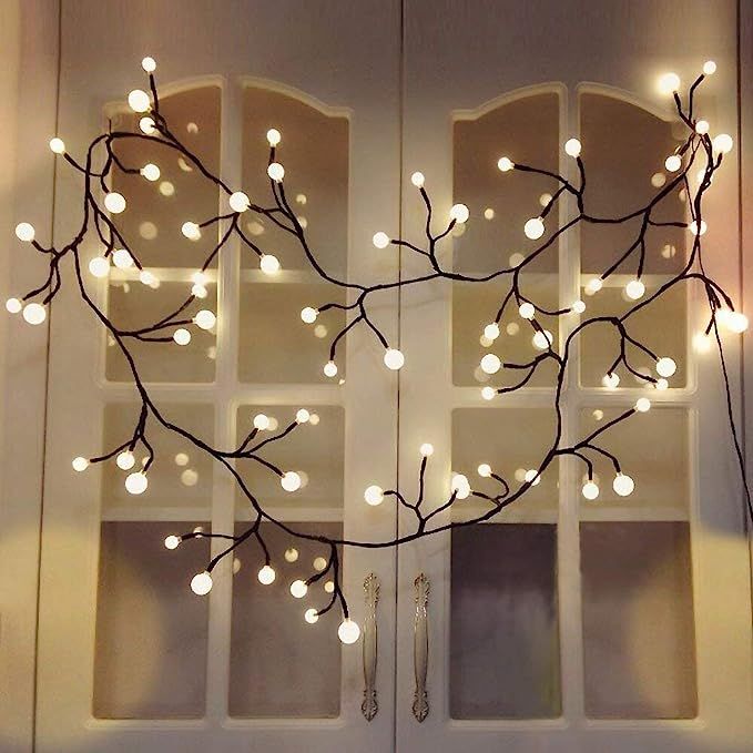 Globe String Light BaiYunPOY 8.2Ft LED Decorative String Lights Indoor Outdoor String Lights for ... | Amazon (US)